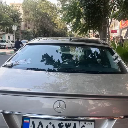 شیشه عقب بنز s500